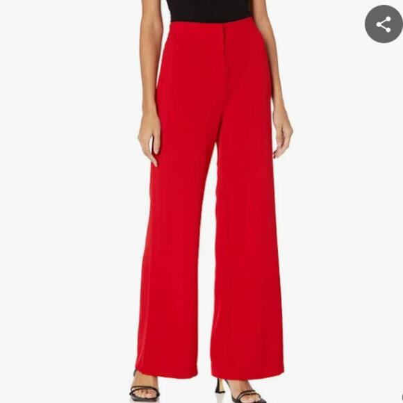 NWT Nanette Lepore Women's Wide Leg Crepe Pant Size 14 - Picture 1 of 8